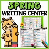 Spring Writing Center Kindergarten | Spring Activity