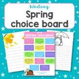 Spring Writing Choice board