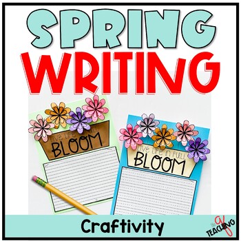Preview of Spring Writing Craft Activity for MAY 2nd 3rd Grade
