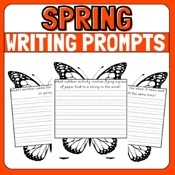 Preview of Spring Writing Craft With Butterfly | Spring Writing Prompts, Butterfly Template