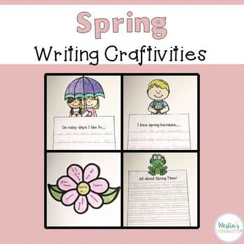 Spring Writing Craftivites by Westin's Workshop | TPT