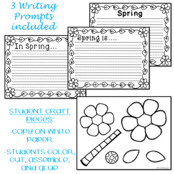 Spring Writing Craftivity by KinderBargain | TPT