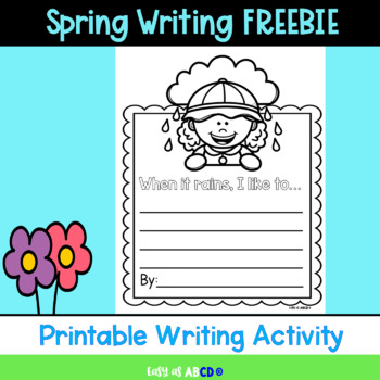 Spring Writing *FREEBIE* by Easy as ABCD | TPT