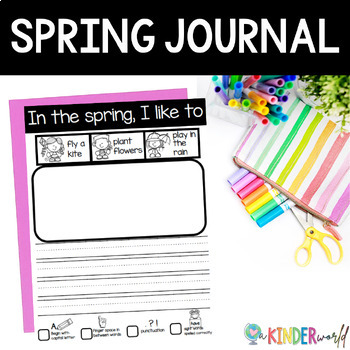 Preview of Spring Writing Journal | End of the Year