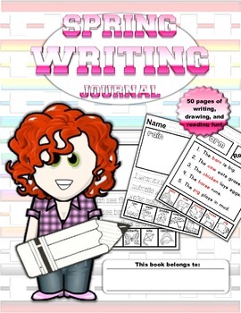 Preview of Spring Writing Journal for Beginners