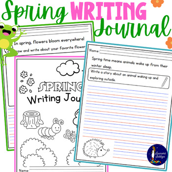 Preview of Spring Writing Journal with Various Activities