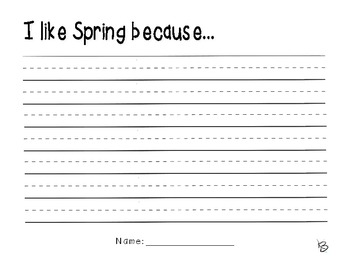 Spring Writing Pack! Great for April and May writing | TPT