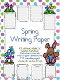 Spring Writing Paper