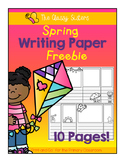 Spring Writing Paper Freebie (Kindergarten)