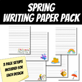 Spring Writing Paper Pack