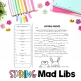 Spring Activities | Parts of Speech | Mad Libs Game