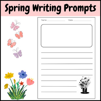 Spring Writing Prompt by Lovely Creative Teaching | TPT