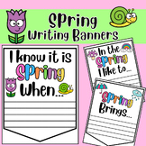 Spring Writing Prompt Banners