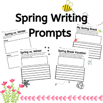 Spring Writing Prompts by Kali Journey | TPT