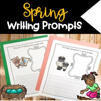 Spring Writing Prompts {15 Prompts} by MicKenzie Baker | TpT