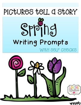 Spring Writing Prompts (Series) by Educating Small Humans | TpT