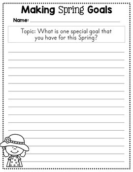 Spring Writing Prompts by Amanda's Little Learners | TpT