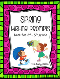 Spring Writing Prompts (3rd-5th) Distance Learning