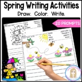Spring Draw and Write Activities l First grade and Kindergarten