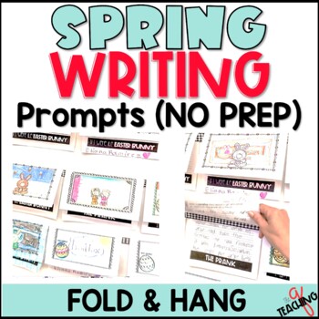 Preview of Writing Prompt Worksheets Practice for Spring 1st 2nd 3rd Grade