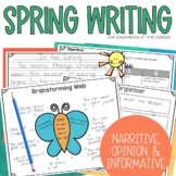 Spring Writing Prompts - Informative Narrative and Opinion