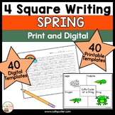Spring Writing Prompts Kindergarten 4 Square Writing Activ