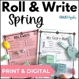 Spring Writing Prompts - Roll & Write Center