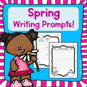 Spring Writing Prompts (Spring Activities) by My Study Buddy | TPT