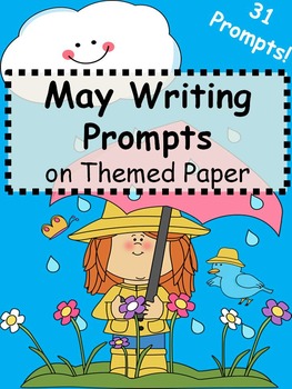 Spring Writing Prompts on Themed Paper {Just Print & Go!} | TpT