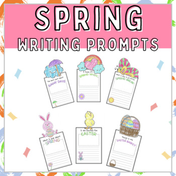 Spring Writing Prompts with Craft Topper by VeronicasCraftroom | TPT