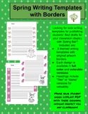 Spring Writing Template with Borders