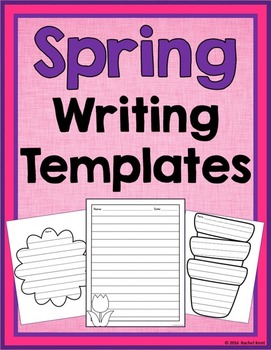 Spring Writing Templates by Rachel K Resources | TPT