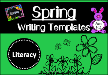 Preview of Spring Writing Templates