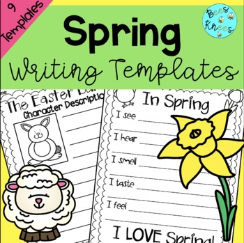 Spring Writing Templates by Bees Knees | TPT