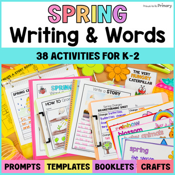 Spring Writing Activities & Word Work - Prompts, Poetry, How-To ...