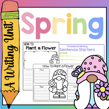 Preview of Spring Writing for Kindergarten and First Grade