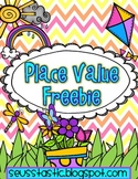 Spring-a-licious Place Value Freebie