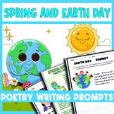 Spring and Earth Day Poetry Writing Prompts, spring break 