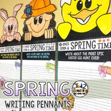 Spring and Easter Activities Writing Pennant Banner Craft