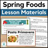 Spring and Easter Foods Lesson Culinary Arts Lesson Plans