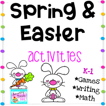 Preview of Spring and Easter Games and Activities l Printables l Writing