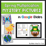 Spring and Easter Multiplication Color by Number Mystery Pictures