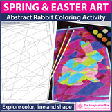 Fun Easter Rabbit Coloring Pages, Abstract Spring and East