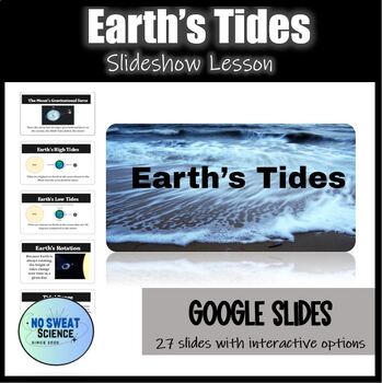 Preview of Spring and Neap Types of Tides Astronomy Science Slideshow Presentation Lesson