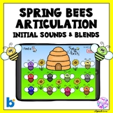 Spring and Summer Bee Articulation Initial Sounds Boom Cards