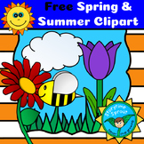 Spring and Summer Nature & Flowers Clipart (10 Free Images)