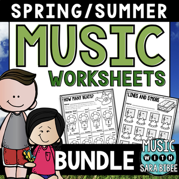 Preview of Spring and Summer NO PREP Mega Pack of Worksheets **BUNDLED SET**