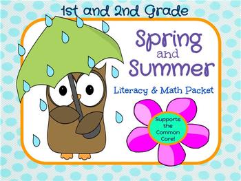 Preview of Spring and Summer Packet: 1st and 2nd Grade