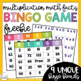 Multiplication Facts Math Game - Multiplication Bingo