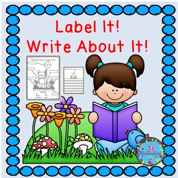 Preview of ESL Spring Writing Activities for Kindergarten, First Grade & PK Writing